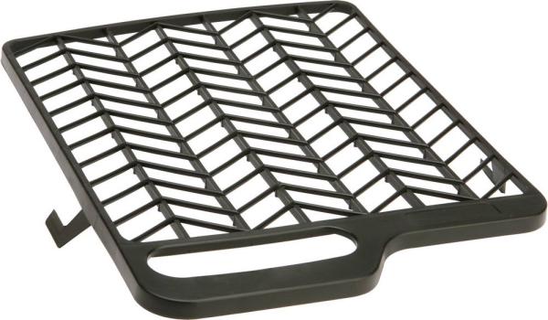 Abstreifgitter 22x25cm, schwarz, Kunststoff vorne