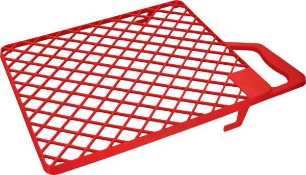 Abstreifgitter 27x32cm, rot, Kunststoff