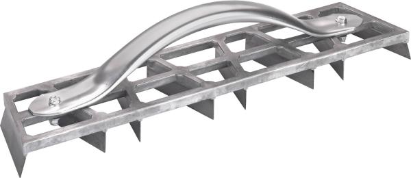 Alu-Rabott 45 x 9 cm, 8 Stahlklingen vorne