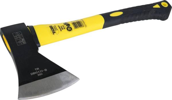 Handbeil 800g, GS-geprüft mit Fiberglasstiel vorne