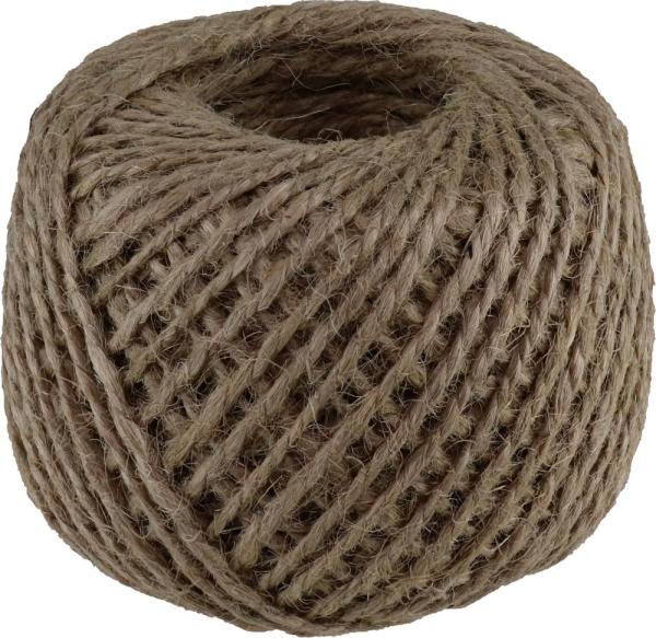 Bindfaden 1,3mm x 100m, Jute vorne