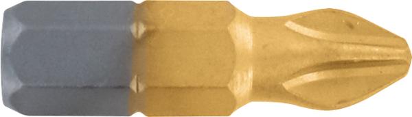 Bit 1/4"" PH1, TIN-Beschichtung vorne""