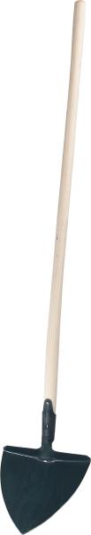 Bayer. Sandschaufel Größe 5, Rippe unten, mit Eschenstiel vorne