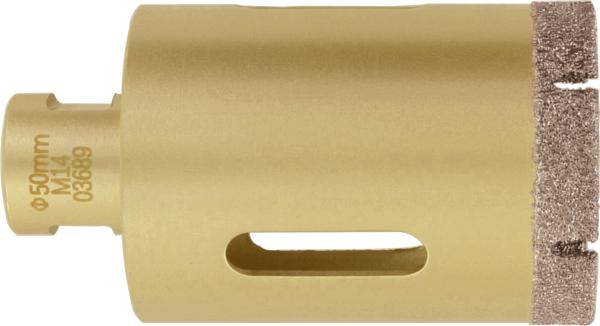 Diamantbohrkrone 18mm, M14 Trockenschnitt vorne