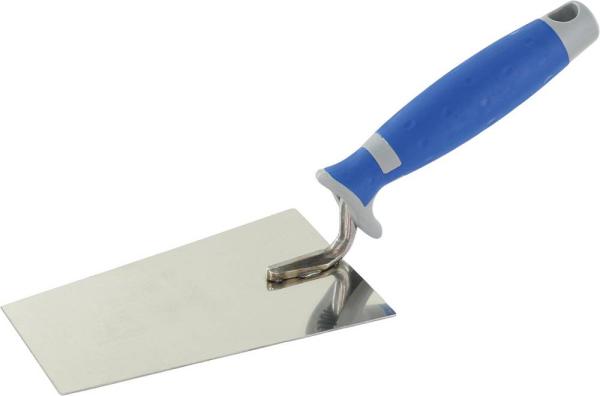 Berner Putzkelle mit 2-Komponenten-Griff, 140mm vorne