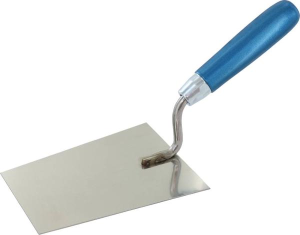 Maurer-u.Stukkateurkelle 160mm mit geradem Hals, Edelstahl
