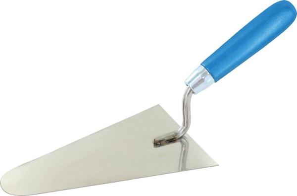 Italienische Maurerkelle 200mm ger. Hals, Edelstahl rostfrei vorne