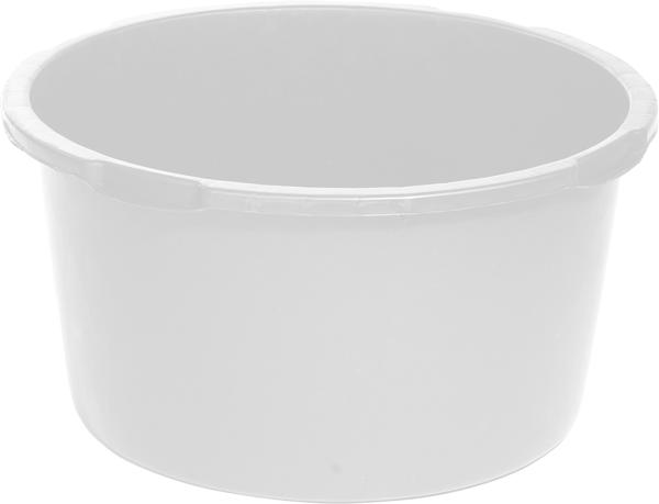 Mörtelkübel weiß 90l, verstärkter Boden vorne