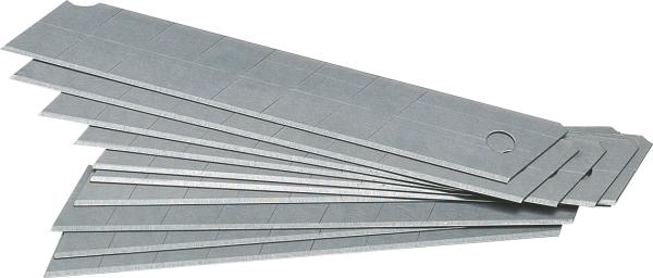 Abbrechklingen 10 Stück, 18mm breit, zu 24 Pack im Display vorne