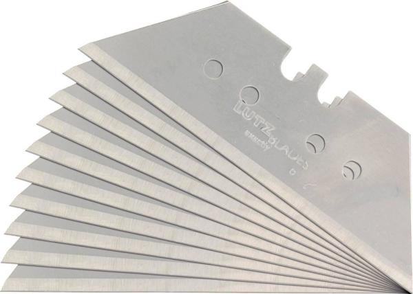 Trapezklinge 61x18,7x0,65mm 10 Stück in Vorratsbox vorne