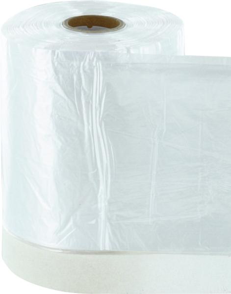 Folie mit Kreppklebeband, Breite 110cm, Länge 33m vorne