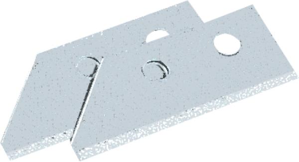 HM-Ersatzklingen für Fugen- reiniger groß, 50mm, 2 Stück vorne