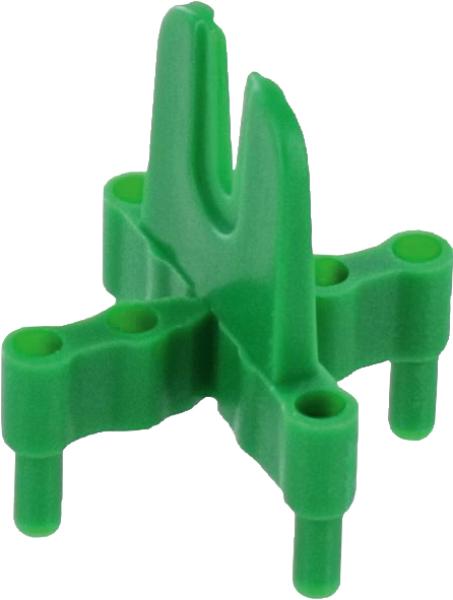 Fliesenkreuze 4 + 5 mm, blau 100 Stück, Kunststoff vorne