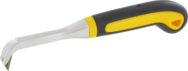 Farbschaber 24mm, Dreieckhart- metallklinge,Softgriff,Premium vorne