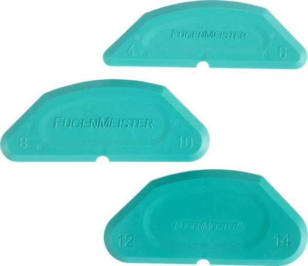 Fugenmeister ""Radien"" Schablonen 3er-Set vorne""