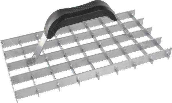 Gitterrabott gezahnt, 29x14cm Gitter 32x32mm vorne