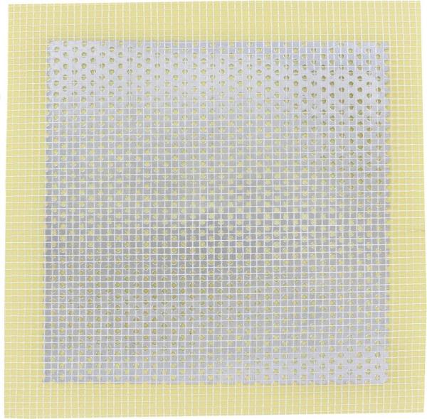 Reparaturgewebe 15x15 cm 2 Stk mit Metalleinlage selbstkleb. vorne