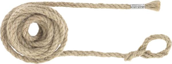 Gerüststrick 2,5m, 10er Bund Hanf, mit Schlaufe, vorne