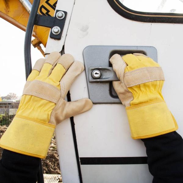 Rindvollleder-Handschuh Gr.10 Doppelnaht, Premium-Qualität