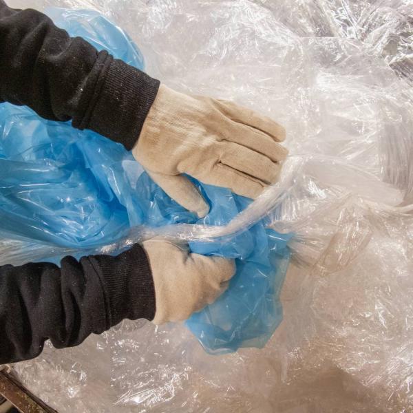 Baumwolljersey-Handschuh schwere Qualität, 6 Paar