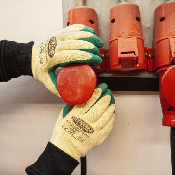 Kautschuk-Handschuh grün Gr.7