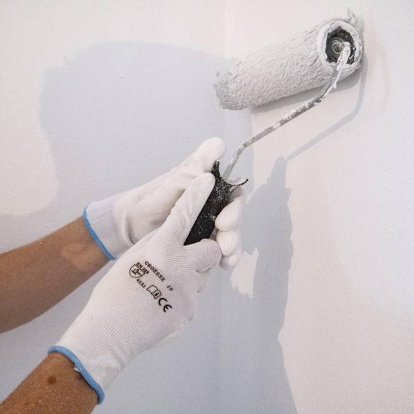 Feinstrickhandschuh Gr.8 1 Paar weiß mit SB-Karte