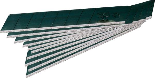 Abbrechklingen 25mm wärmebeha. Power Black, 10 Stück vorne