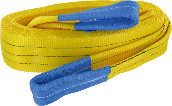 Hebeband 3t, 3m, gelb Polyester, 2-lagig vorne
