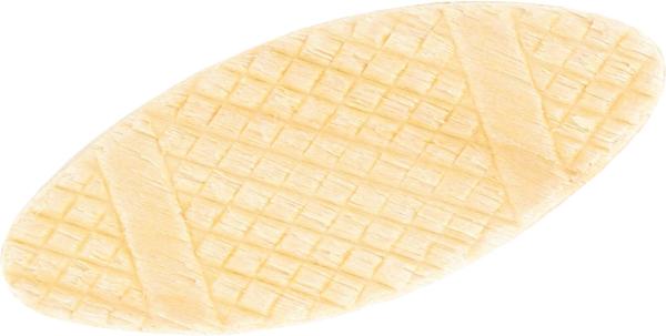 Holzverbindungsplättchen Gr.20 Nuttiefe 12mm,56x23x4,50 Stück vorne