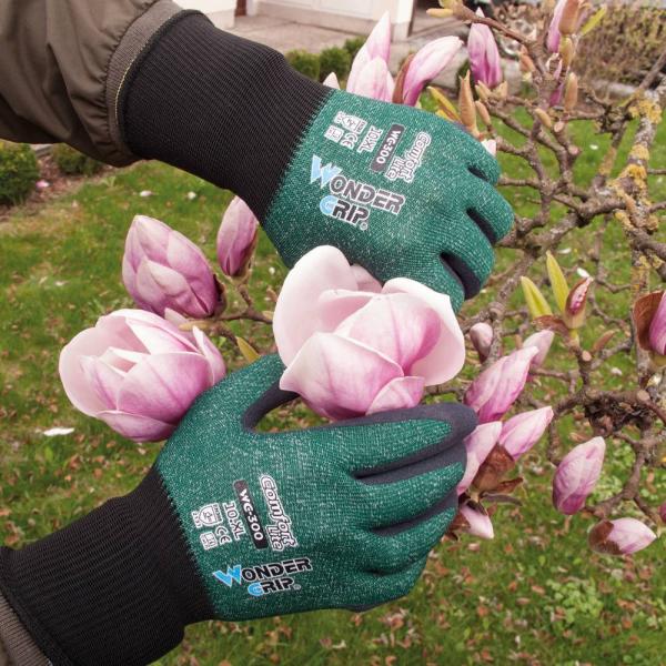 Wonder Grip Comfort Lite Gr.11 Grün, Latex, 1-fach getaucht