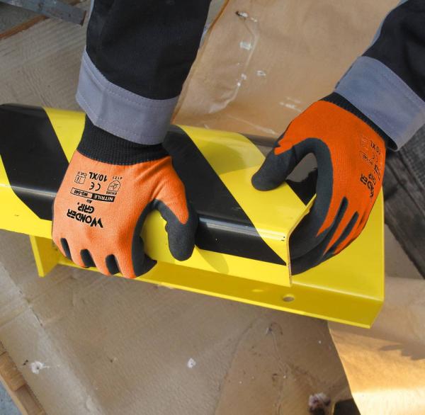 Wonder Grip Thermo Lite Gr.7 Orange, Latex 2-Fach getaucht