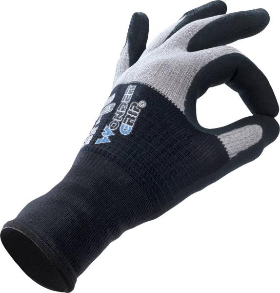 WonderGrip DUO Gr.7 Nitrilbes. grau/schwarz; Microfaser