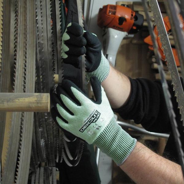 Wonder Grip Cut 5 Gr.8 grün-grau, Nitril 1-Fach get.