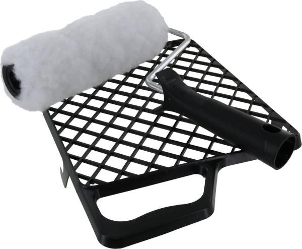 Heimwerker-Rollergarnitur 25cm Griff schwarz 6 mm Bügeldurch. vorne