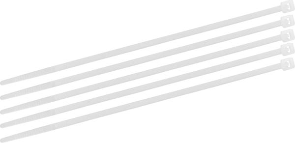 Kabelbinder 98x2,5mm, 100 St. transparent, Polyamid vorne