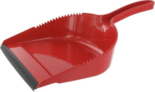 Kehrschaufel Kunststoff mit Gummilippe, farbig sortiert vorne