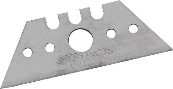 Trapezklinge für Kantenhobel, 10 Stück im Dispenser vorne