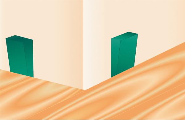 Kunststoff Rastkeil 80x30x10mm Farbe grün max.200kg, 30 Stück