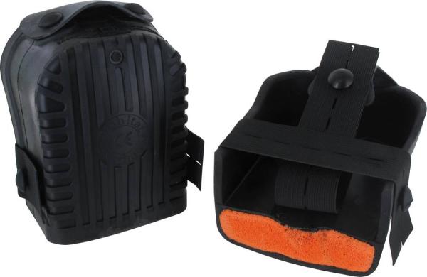 Knieschoner Kastenform, Paar ""Wohltat"", schwarz vorne""