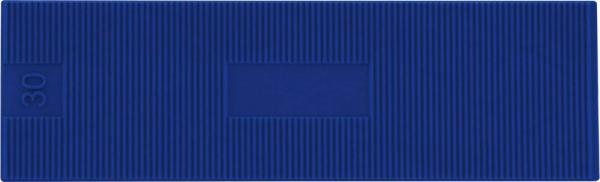 Unterlegplättchen 100x30x1mm, weiß, Kunststoff, 1000 Stück