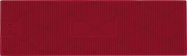 Unterlegplättchen 100x30x1mm, weiß, Kunststoff, 1000 Stück