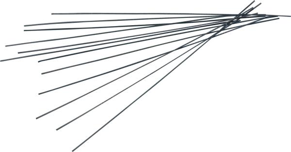 Laubsägeblatt Gr.3, fein, für Holz, 130mm, 12 Stück vorne