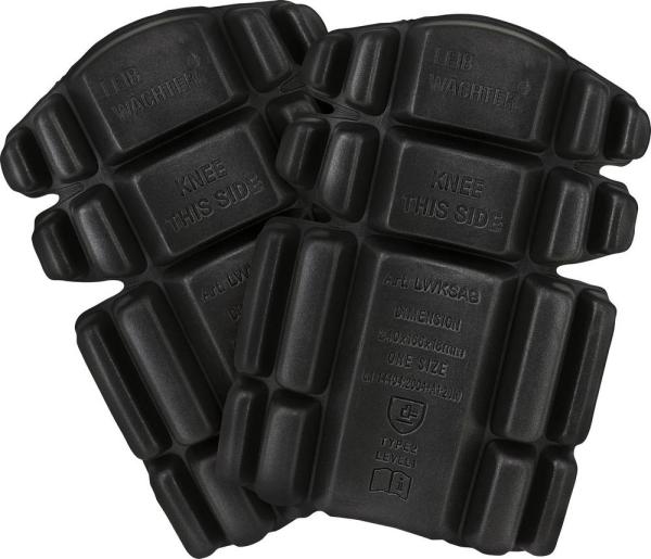 Knieschoner für Leibwächter Arbeitshosen, schwarz vorne