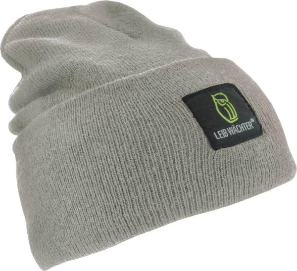 Leibwächter Mütze grau One Size inkl. Patch vorne