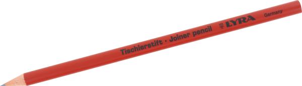 Tischlerbleistift 17,5cm 2H bruchfest, harte Mine vorne
