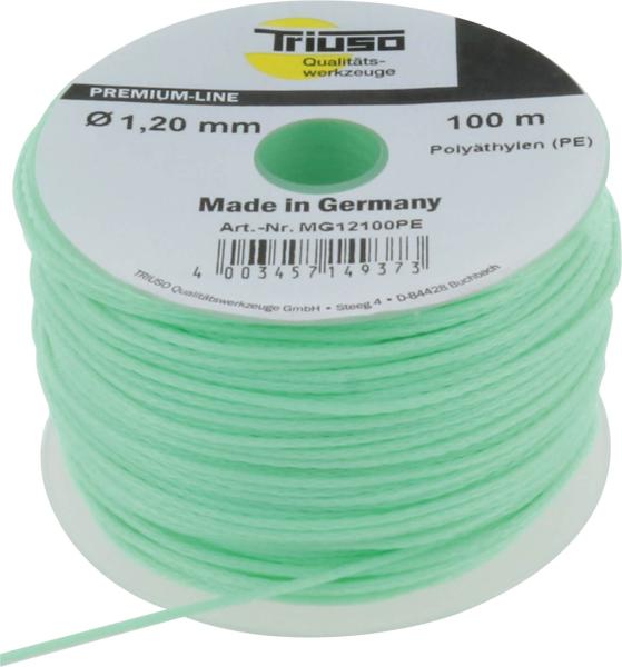 Maurerschnur grün 1,2mm/50m Polyethylen vorne