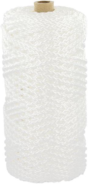 Pflasterer-Richtschnur gepfl. 3,0mm/100m, weiß, Kreuzspule vorne