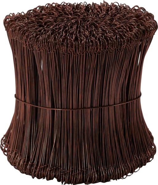 Ösendrähte weichge. 1,0x100mm einfach m.2 Ösen,Bund 1000 St. vorne