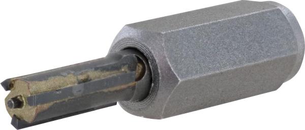 HM-Fugenfräser Durchm.  6 mm mit Gewinde M14, 3-schneidig vorne