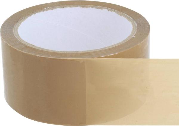 Packband 48mm, 66m, braun vorne
